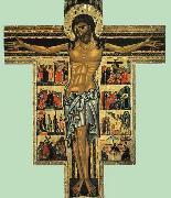 Master of san Francesco, Crucifix with